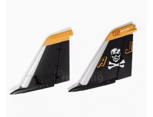 Freewing F-14 Tomcat Twin 64mm EDF Jet Rudder Set 